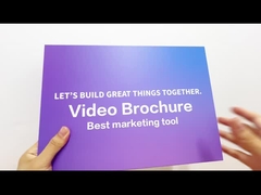10 inch hardcover video brochure