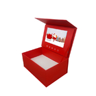 Gilding Square LCD Screen Video Gift Box For Gift Promotional ODM