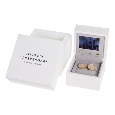 ODM USB LCD Ring Video Gift Box 2.4 inch Autoplaying Voor vriendin en vrouw