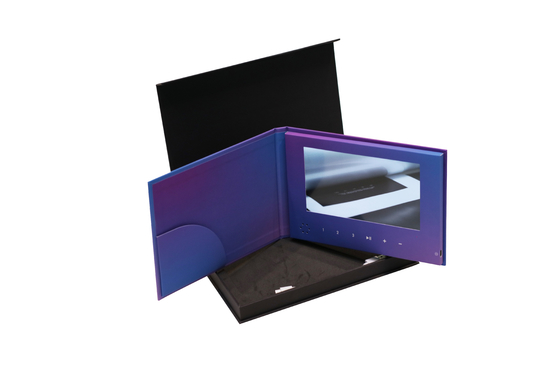 LCD-video-brochure-kaart LCD-technologie voor een dynamische en boeiende presentatie