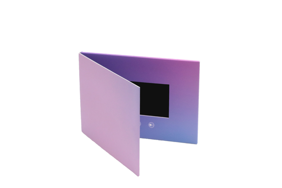 Gepersonaliseerd 4,3 inch LCD Video Book met Video in Print Technology voor zakelijke promotie