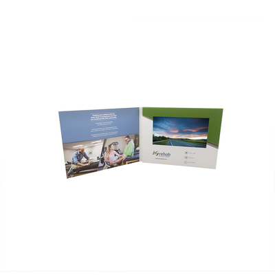 Het adreskaartje1024*600 CMYK kleur van de reclametft videobrochure
