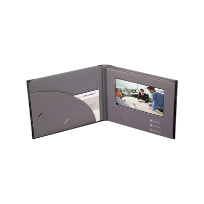 4GB geheugenlcd het Schermbrochure,“ Videobrochure 7 Slank met Zak voor Zaken