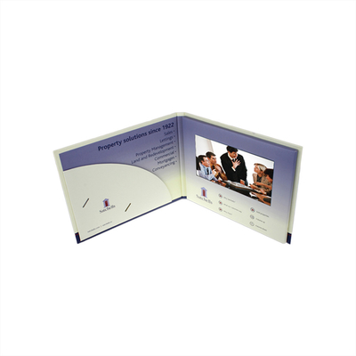 Hardcover Promotiehoogtepunt - bekijk HD-IPS LCD 7inch LCD videobrochuremodule