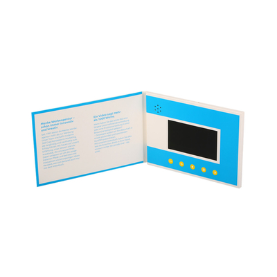 4.3 inch display video brochure A5 presentatie map video visitekaartje digitaal