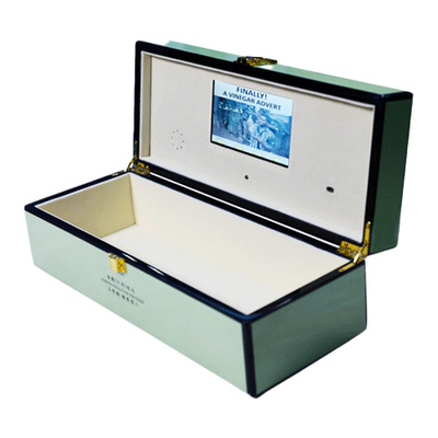 Dubbele Deklcd videogiftdoos Autoplay met Glanzende laminering